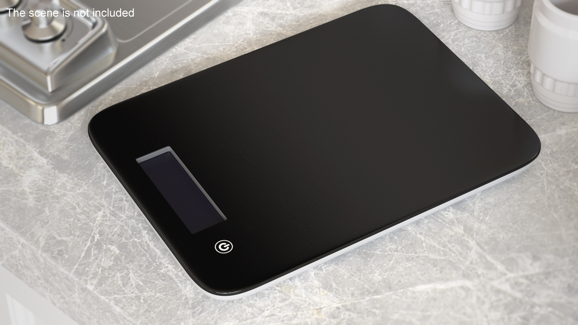 Compact Digital Kitchen Scale 3D model