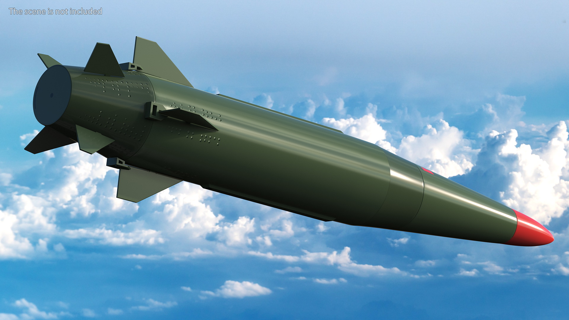 3D Hypersonic Ballistic Missile model