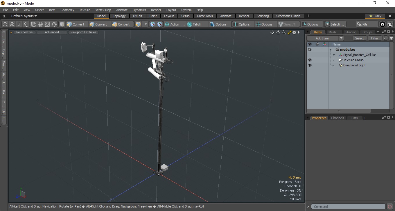 3D Signal Booster Cellular model