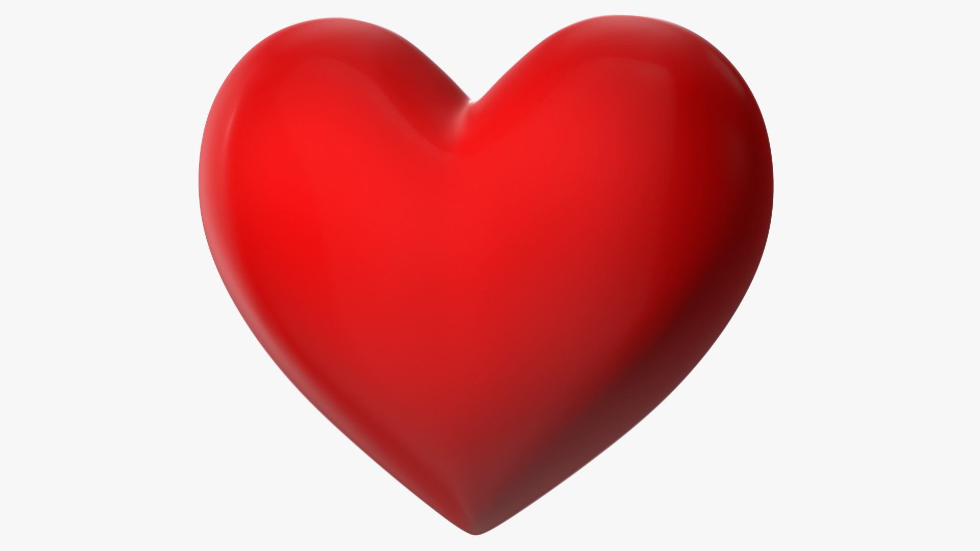 3D model Red Heart Emoji