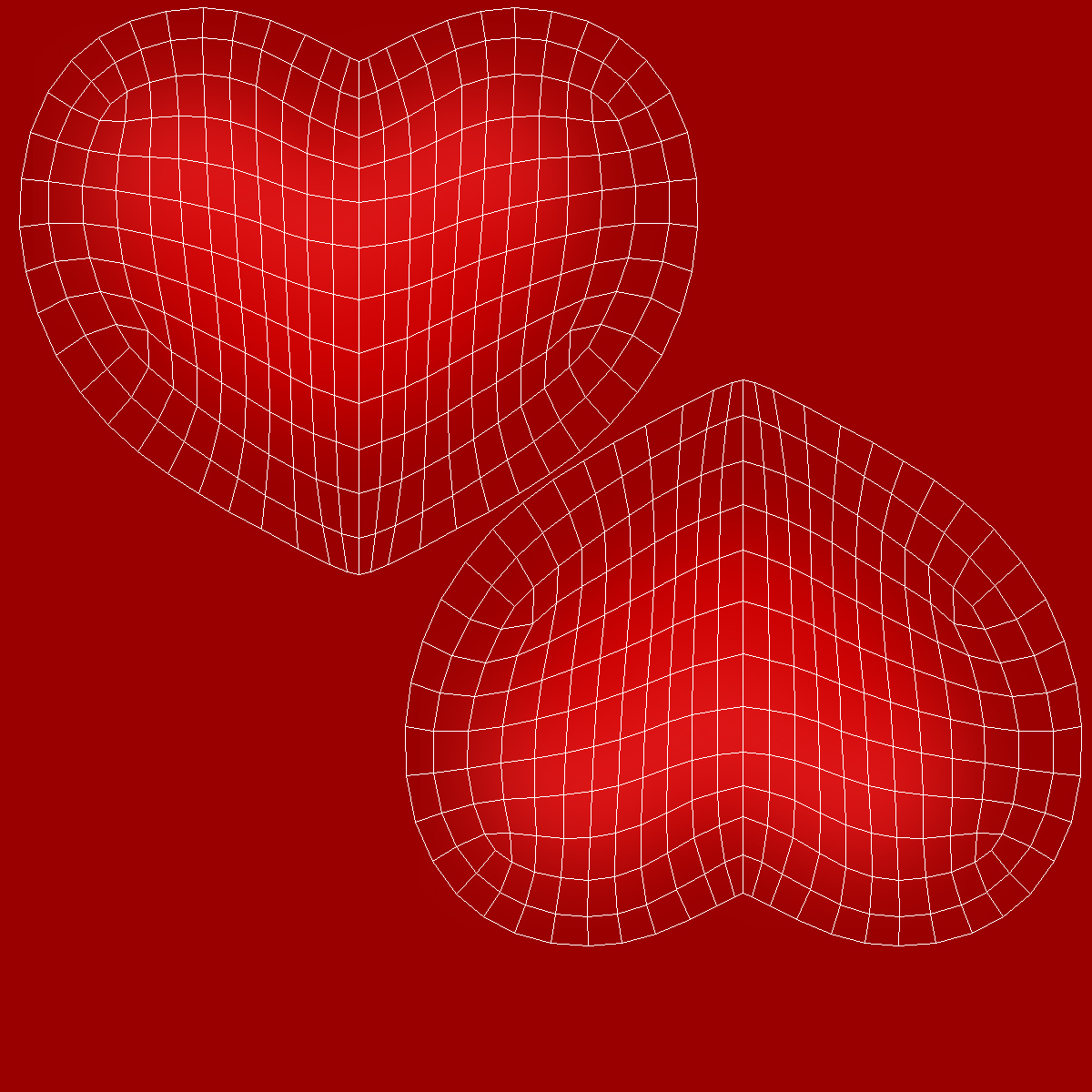 3D model Red Heart Emoji