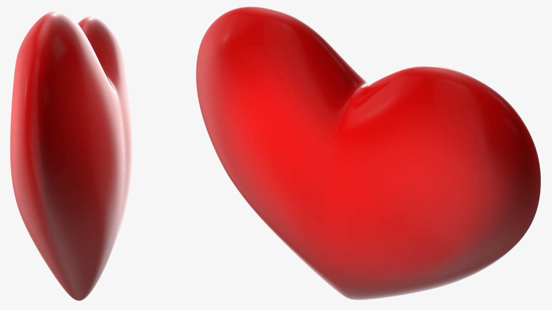 3D model Red Heart Emoji