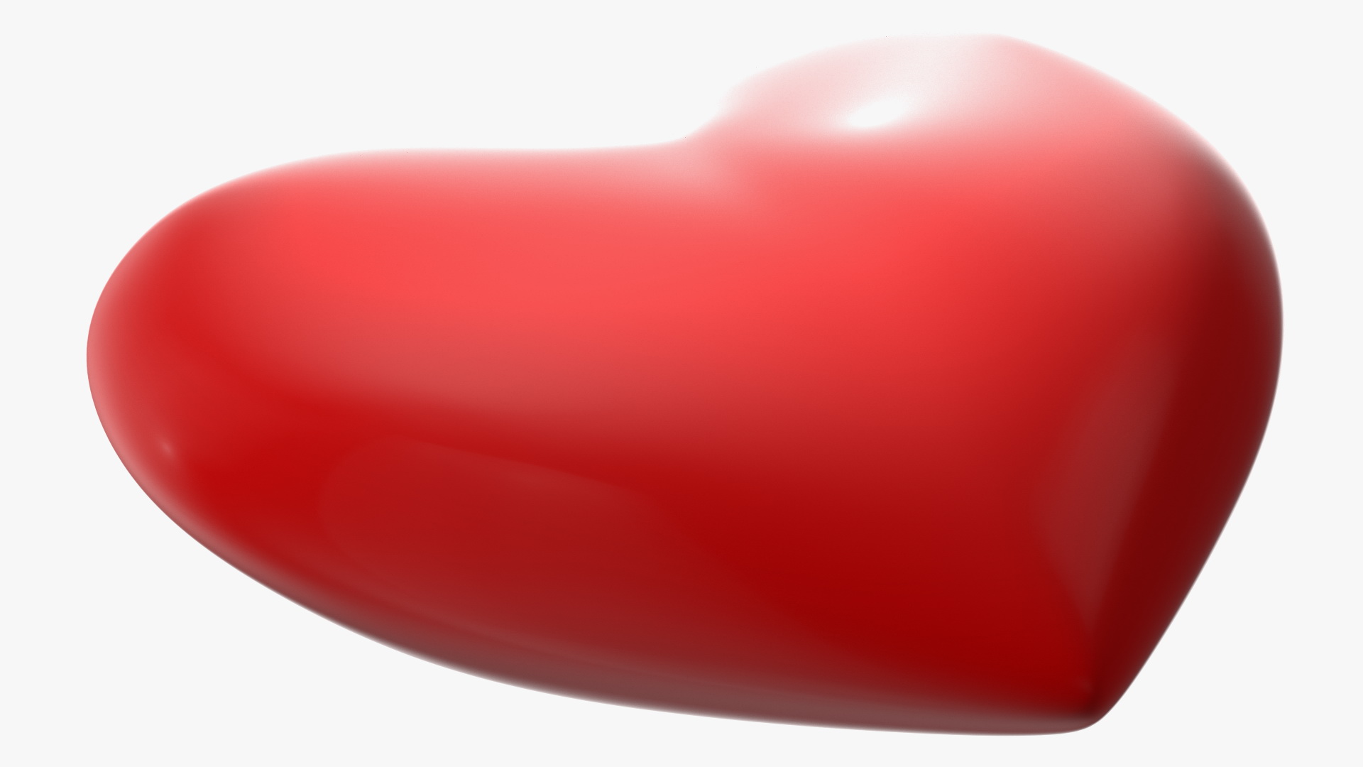 3D model Red Heart Emoji