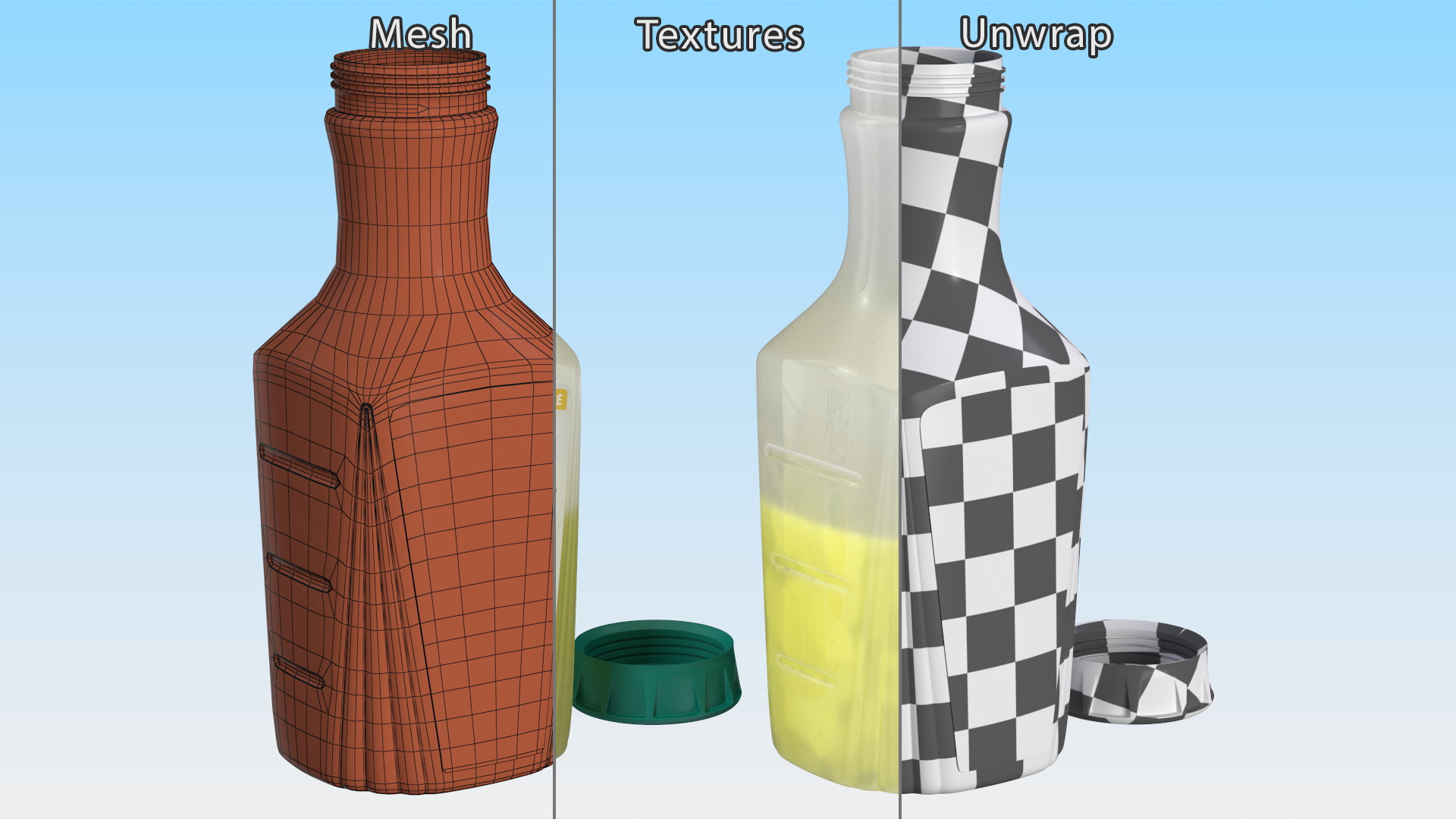 3D model Lemon Beverage Simply Lemonade Open