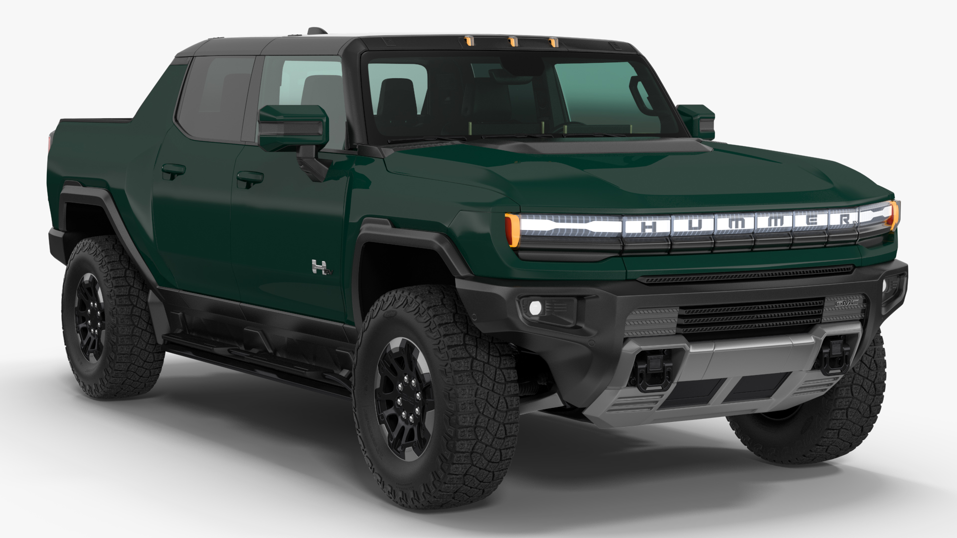 3D GMC Hummer EV Pickup Simple Interior