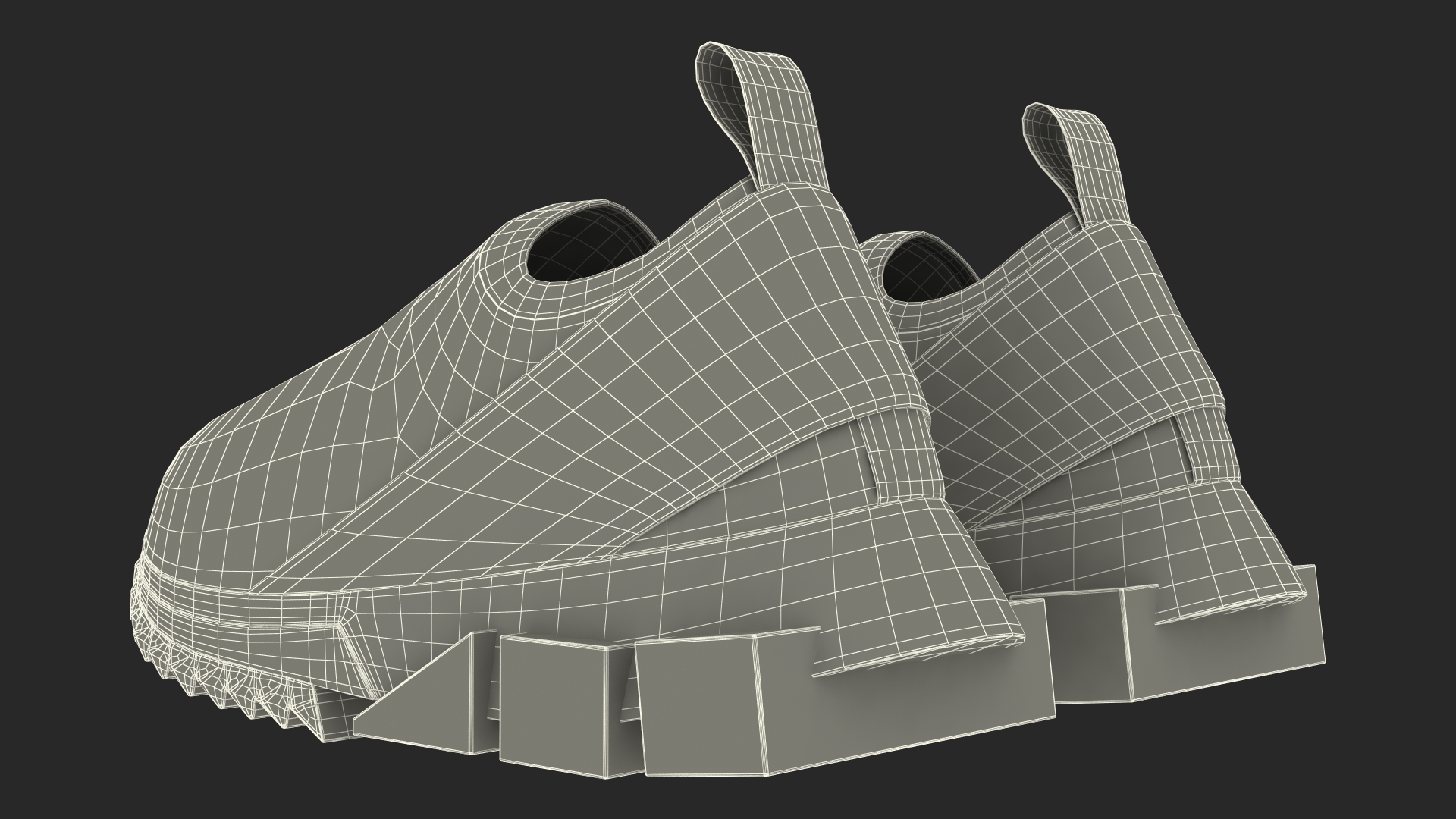 Sneakers White 3D model