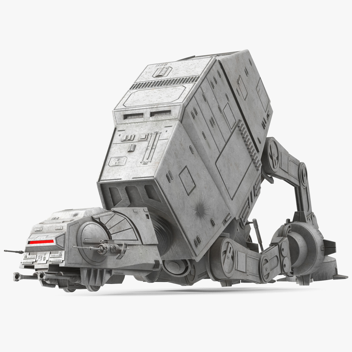 3D Dirt Star Wars AT-AT Rigged for Maya