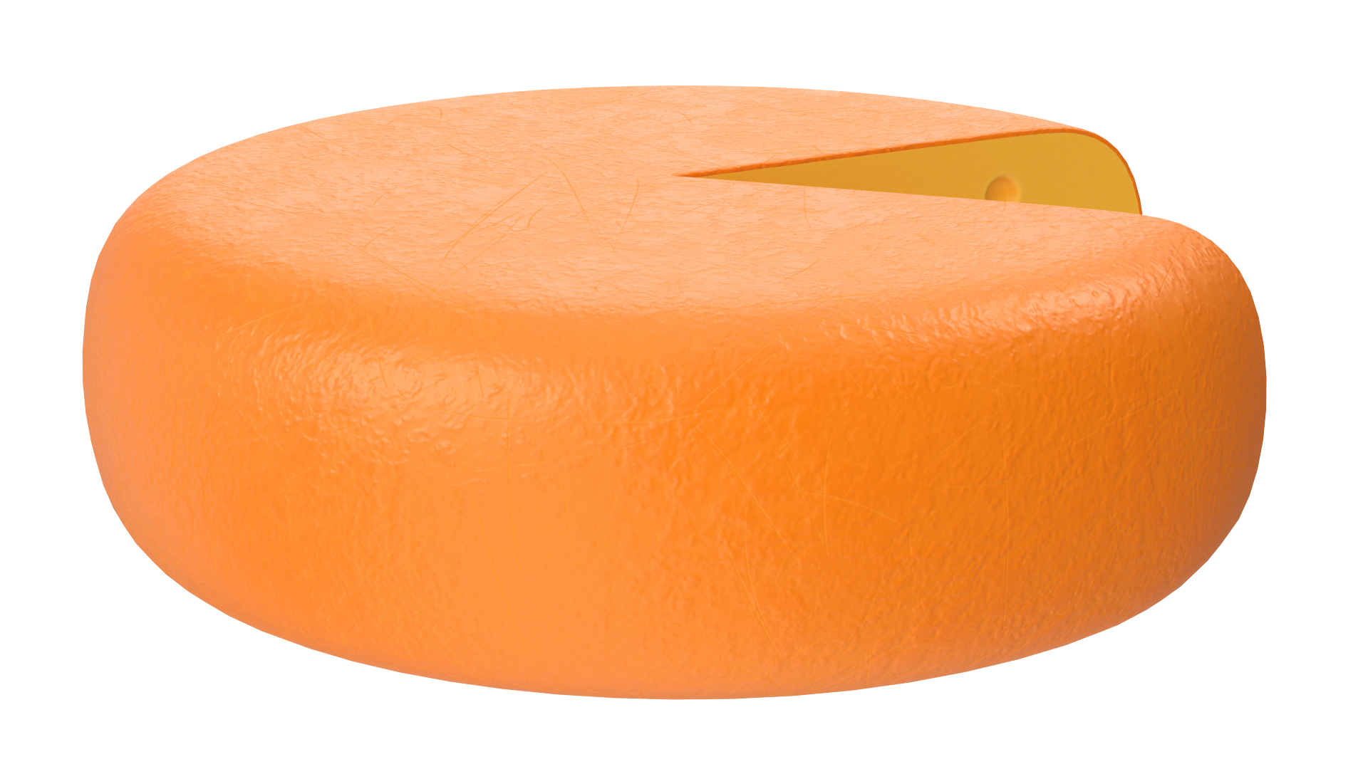 Cartoon Head of Cheese 3D