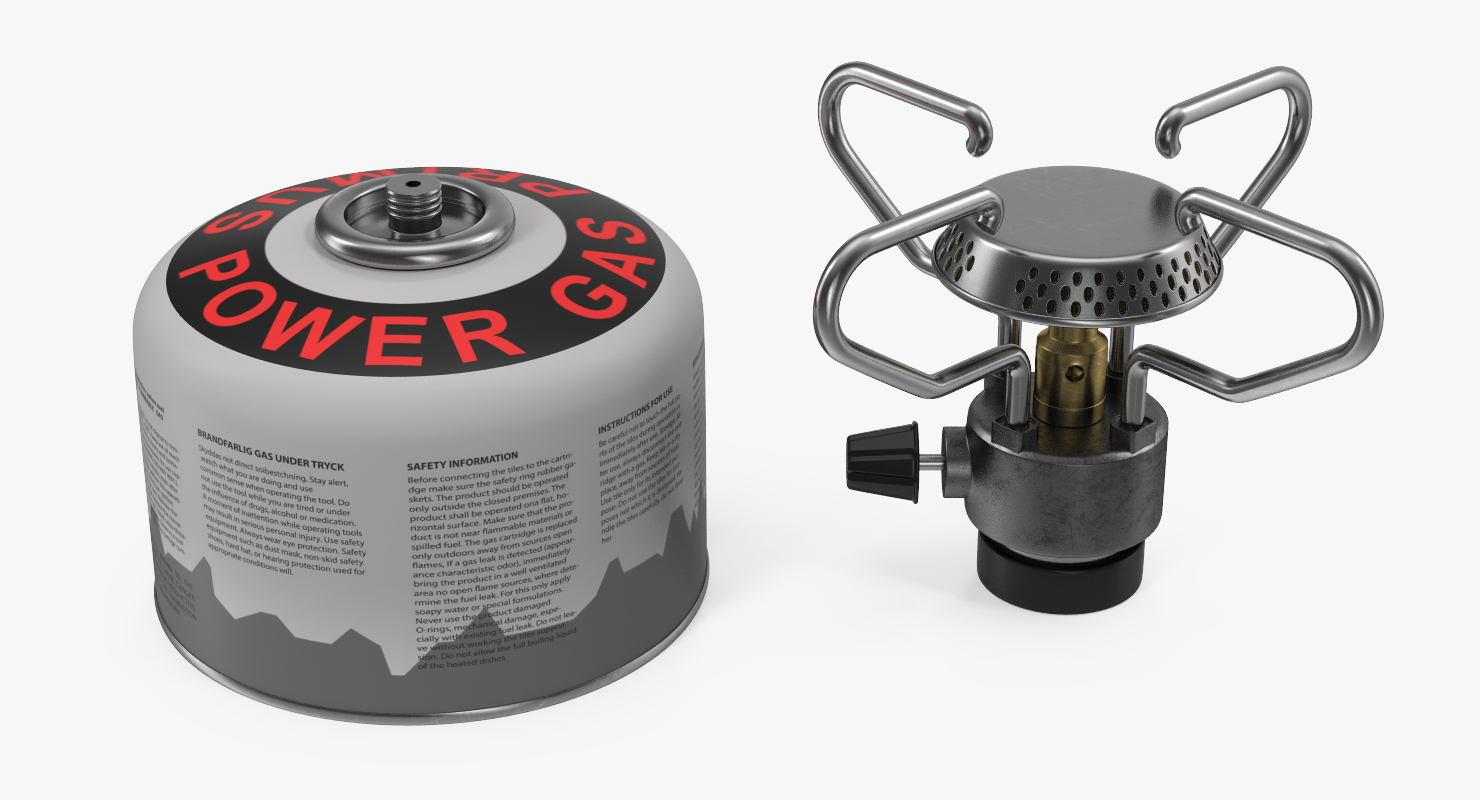 3D Portable Camping Gas Stove