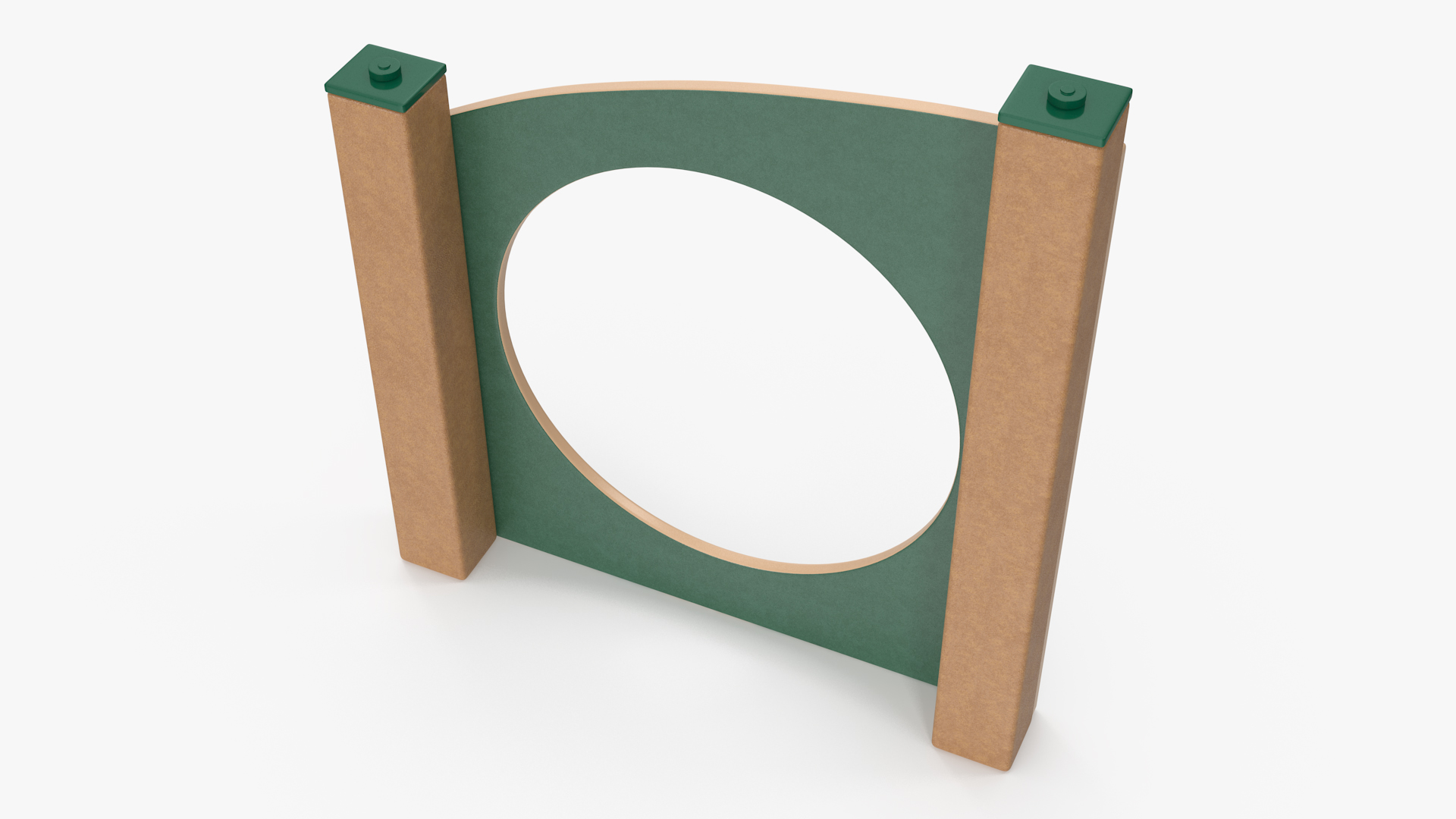 3D Dog Training Park Ring Standing