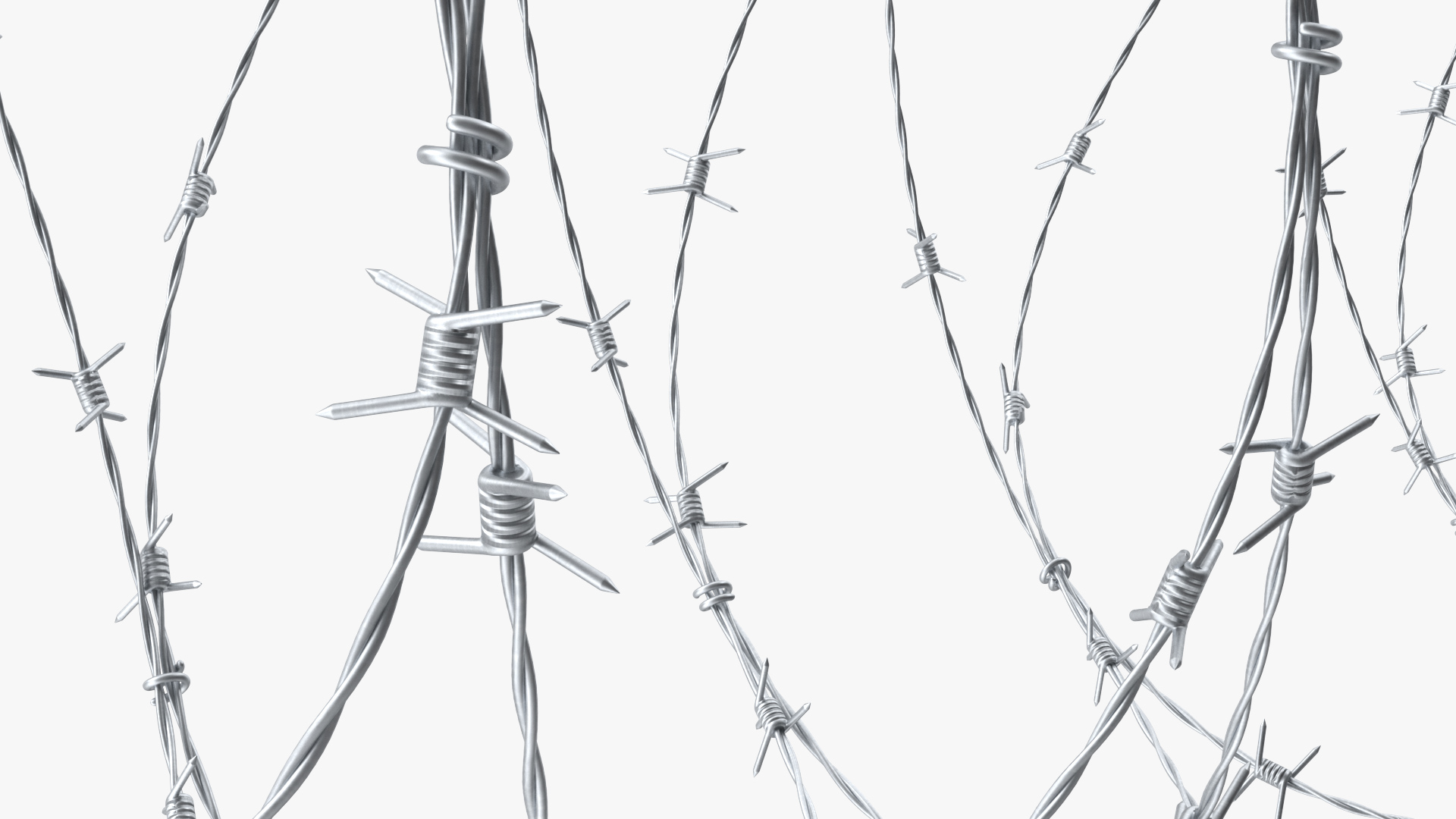 Razor Wire Obstacle 3D model