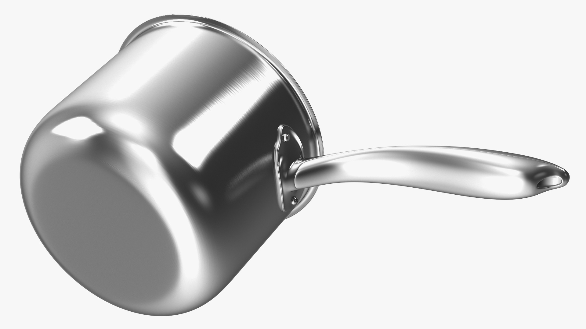 Stainless Steel Saucepan 3D model