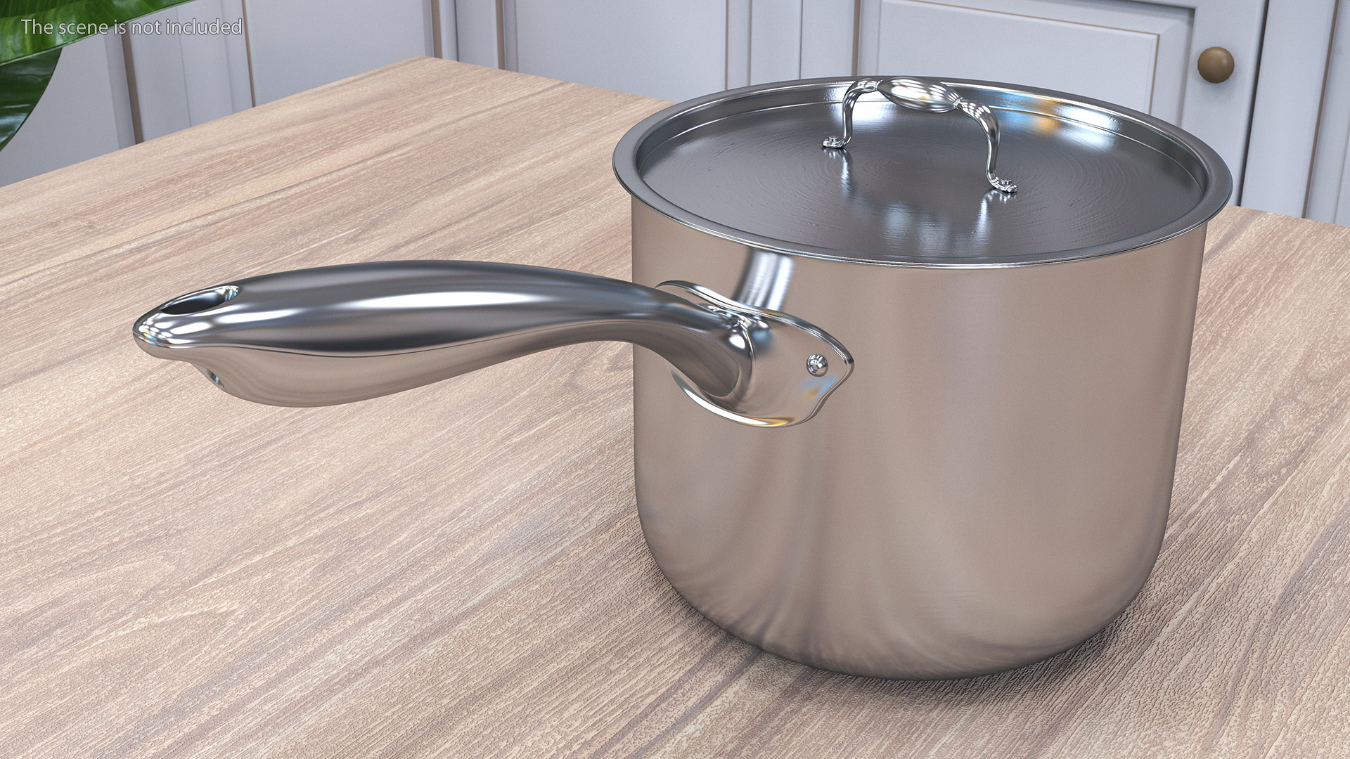 Stainless Steel Saucepan 3D model