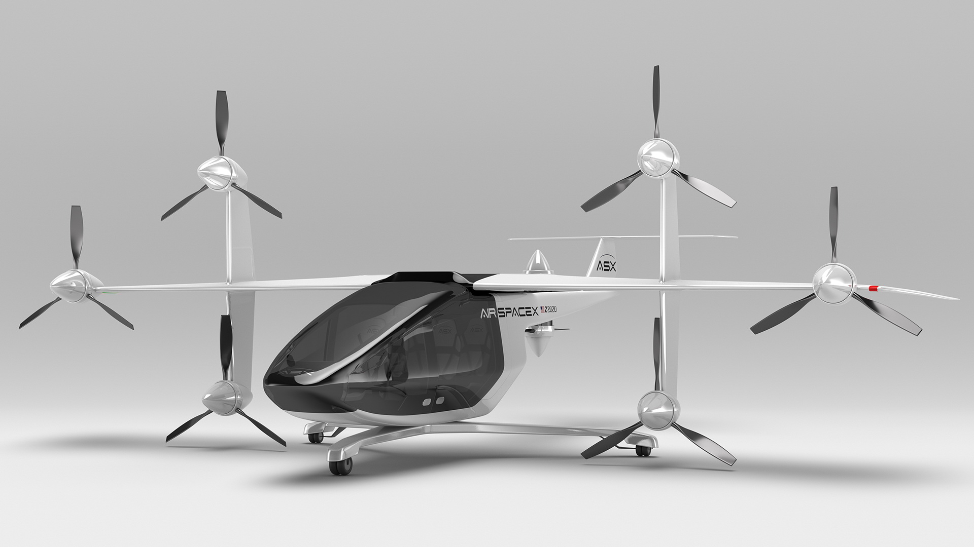 ASX MOBi-One V1 Aircraft 3D model