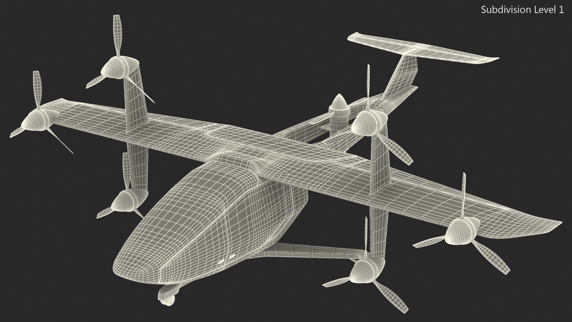 ASX MOBi-One V1 Aircraft 3D model