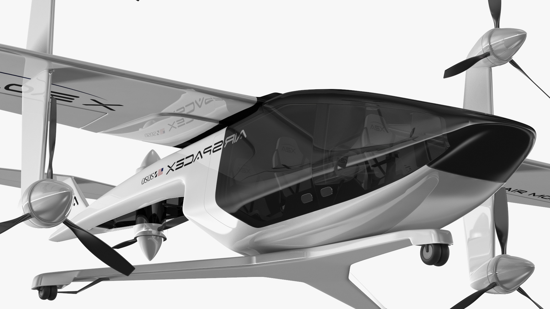 ASX MOBi-One V1 Aircraft 3D model