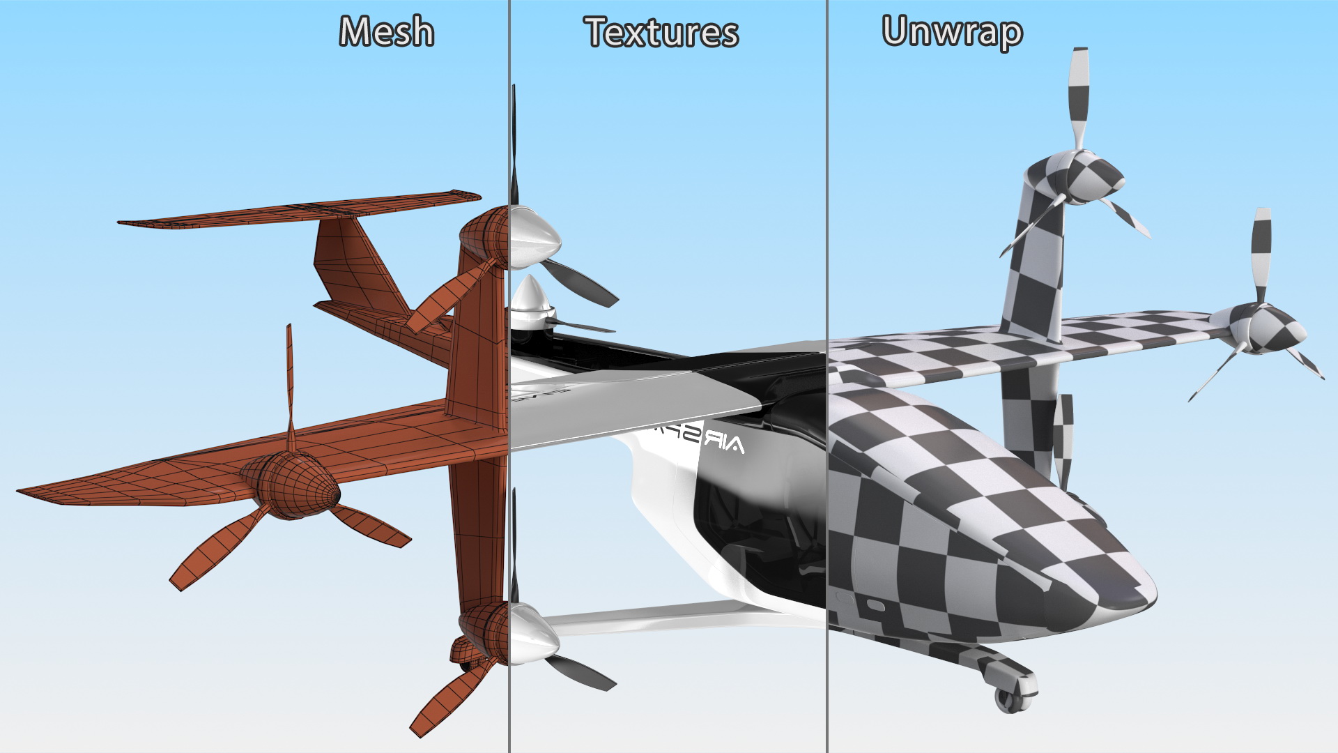 ASX MOBi-One V1 Aircraft 3D model