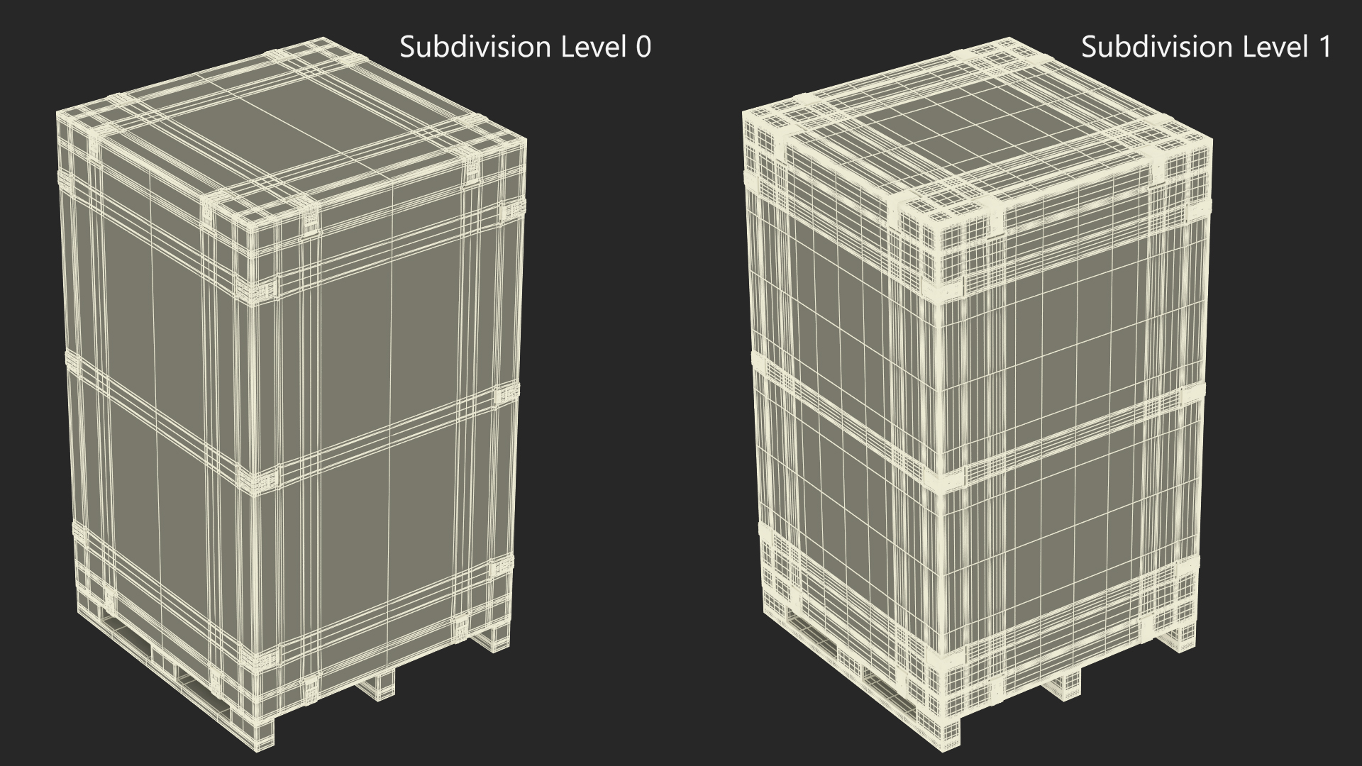 3D model Heavy Duty Shipping Crate