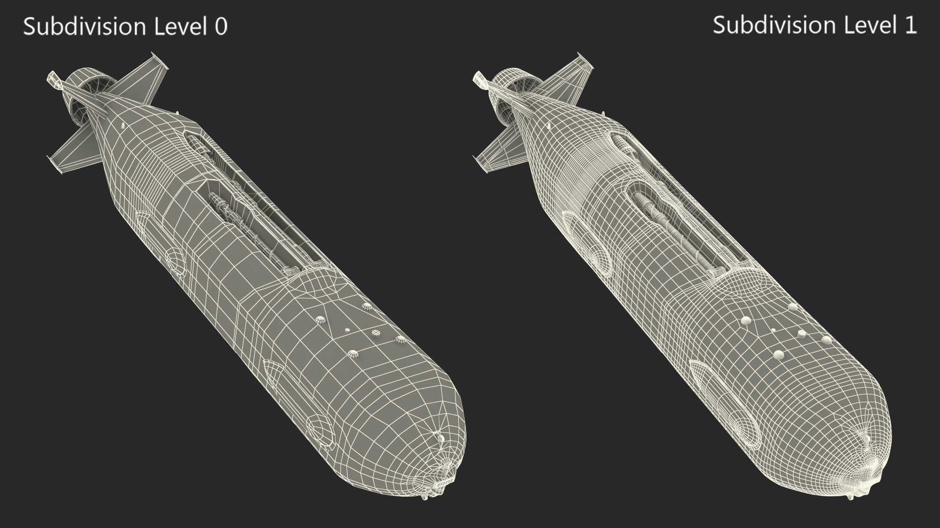 3D model Boeing Orca AUV