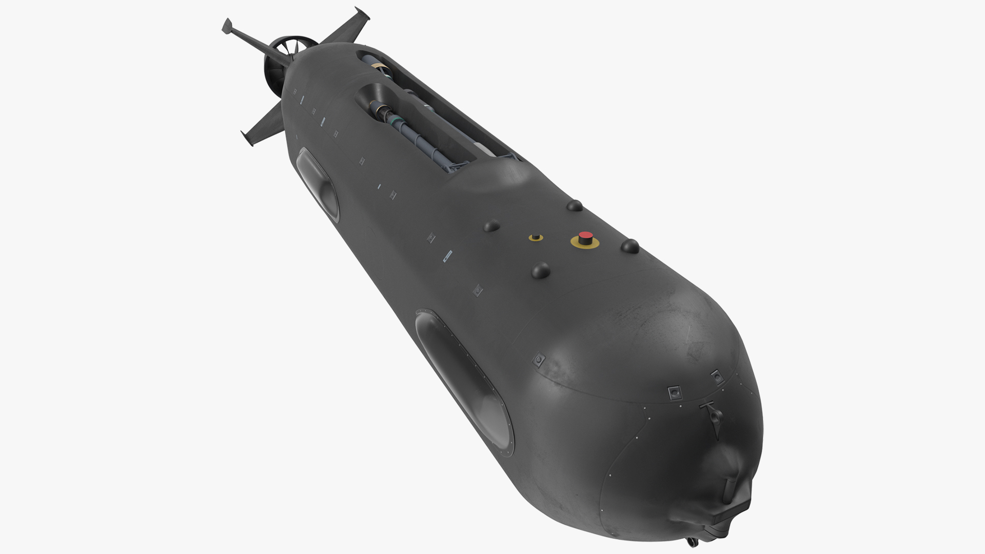 3D model Boeing Orca AUV