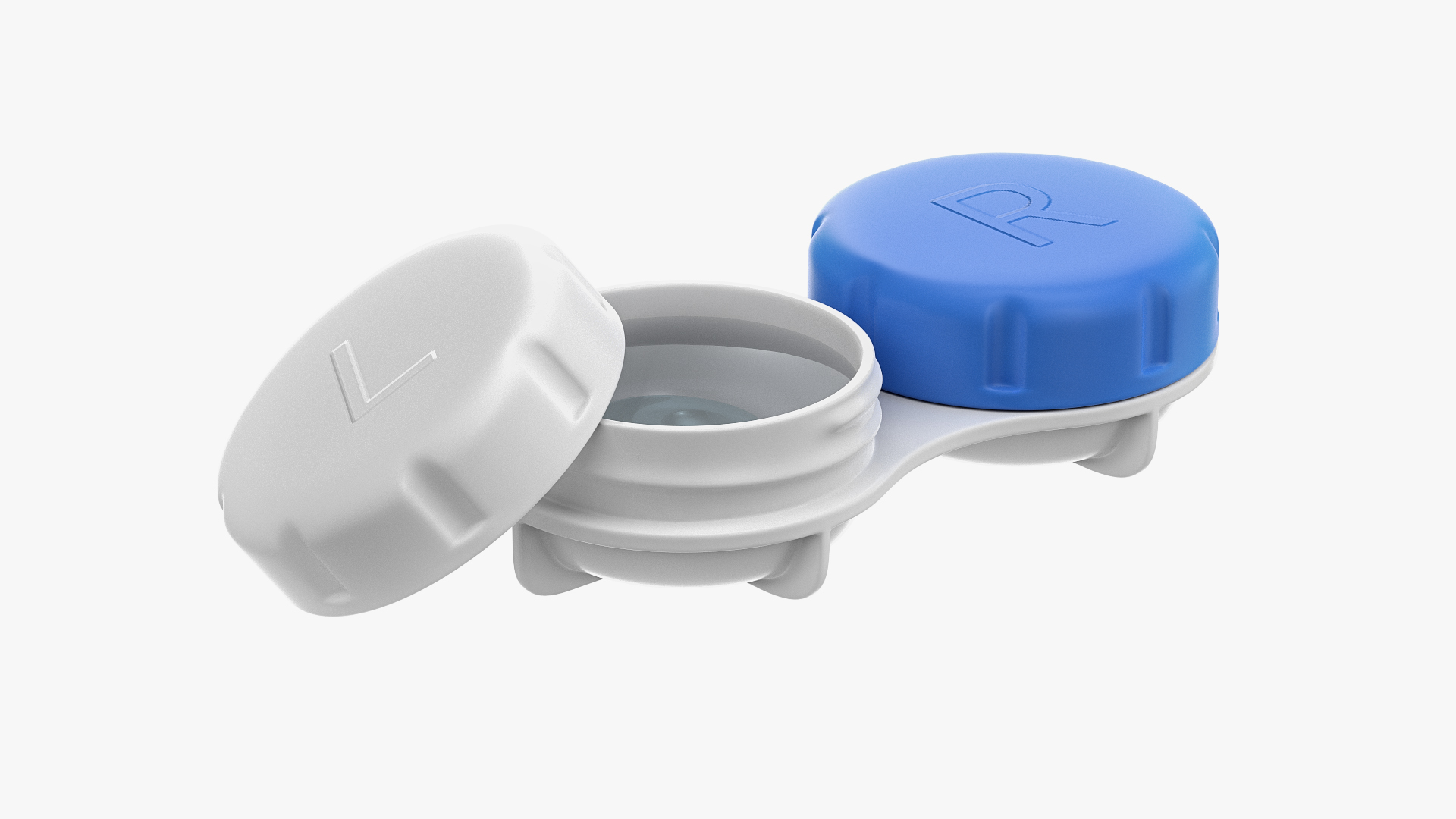 Container with Contact Lenses 3D model