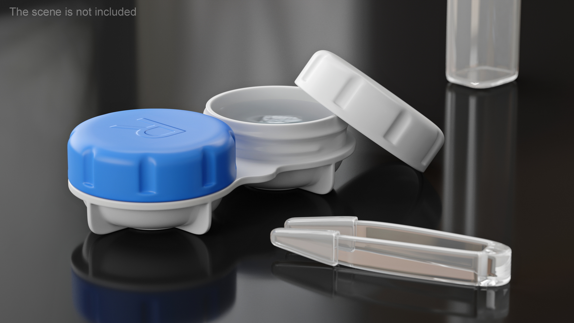 Container with Contact Lenses 3D model