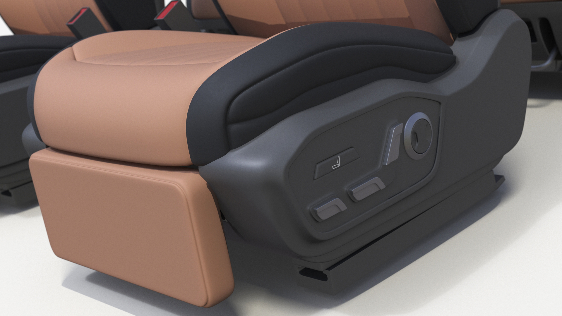 3D Vehicle Seats Row Interior Design model