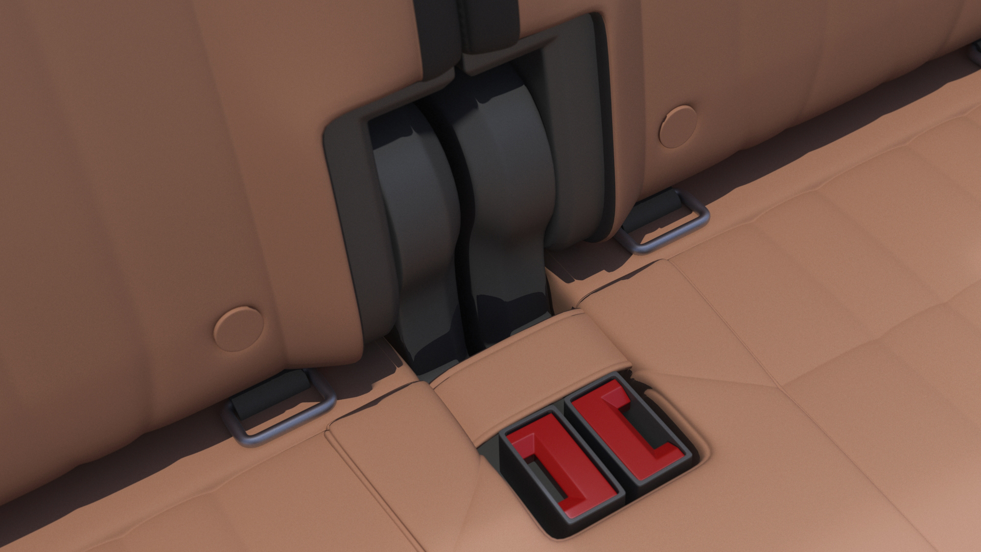 3D Vehicle Seats Row Interior Design model