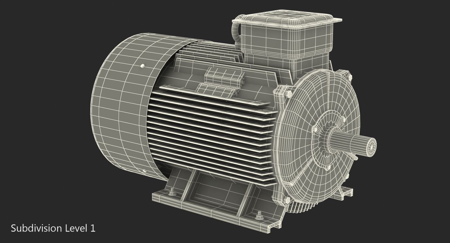 Electric Motor 3D model