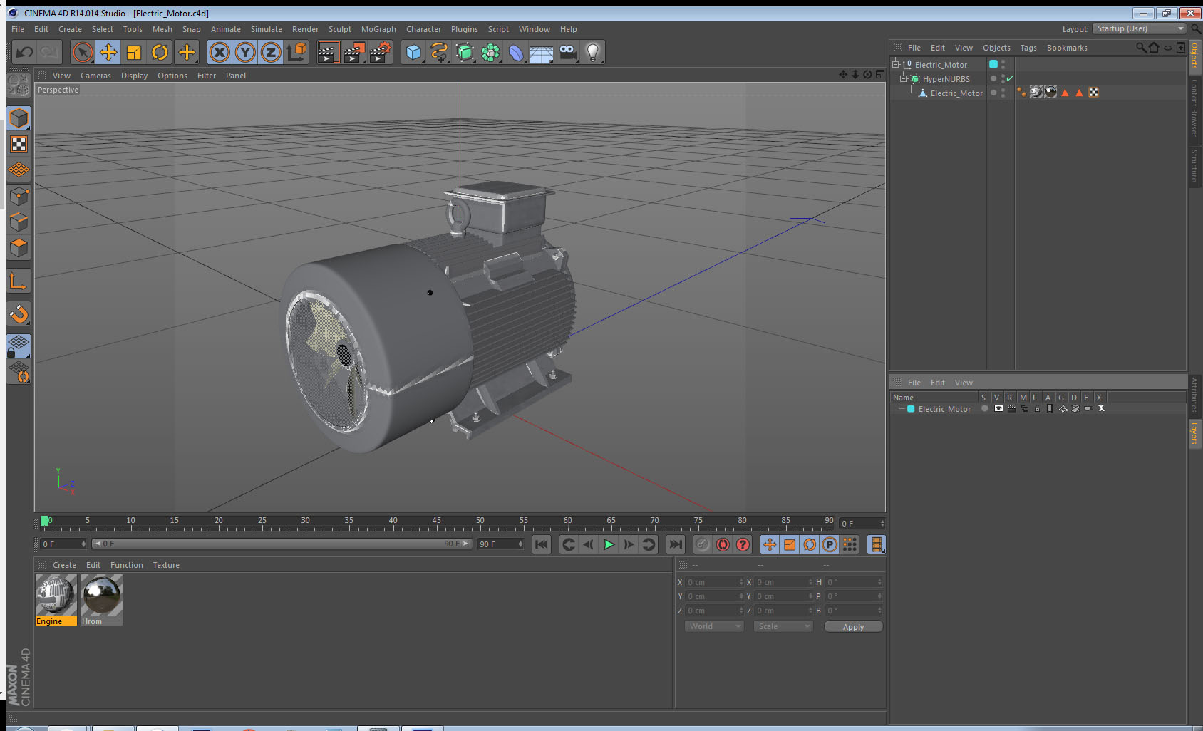 Electric Motor 3D model