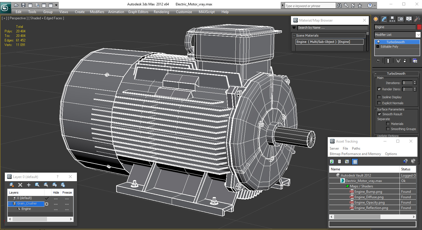 Electric Motor 3D model