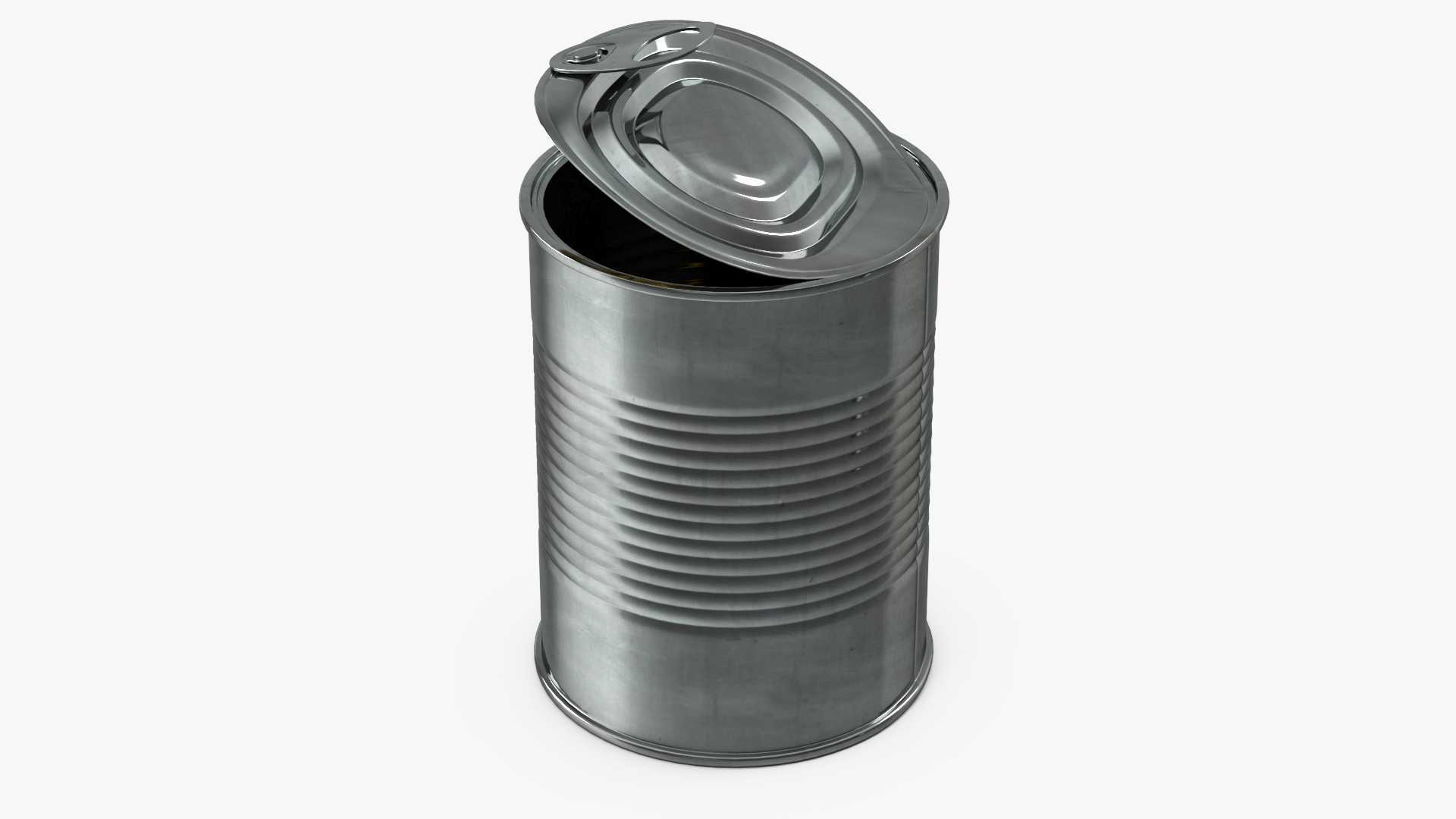 Opened Tin Can 3D model