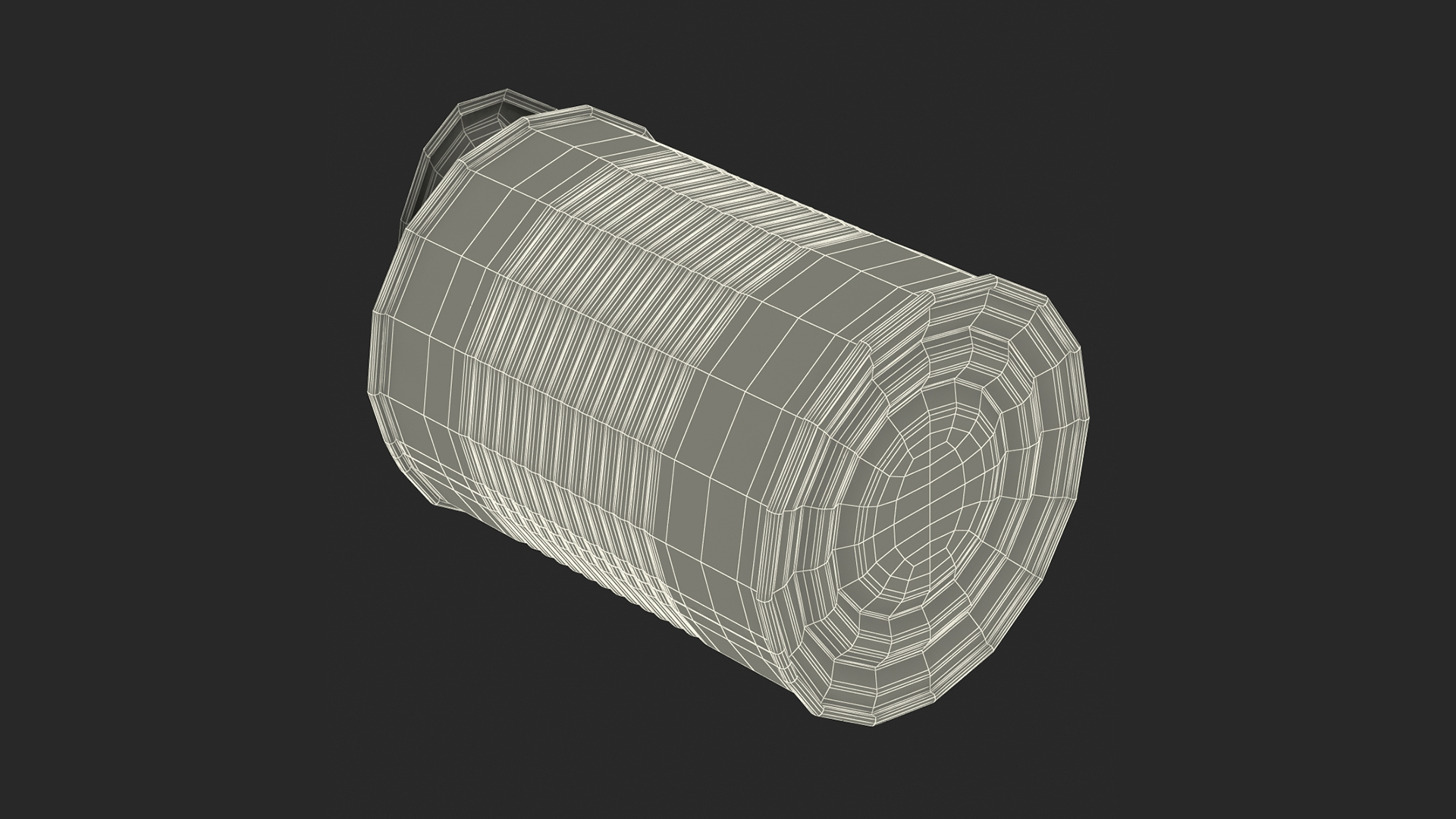 Opened Tin Can 3D model