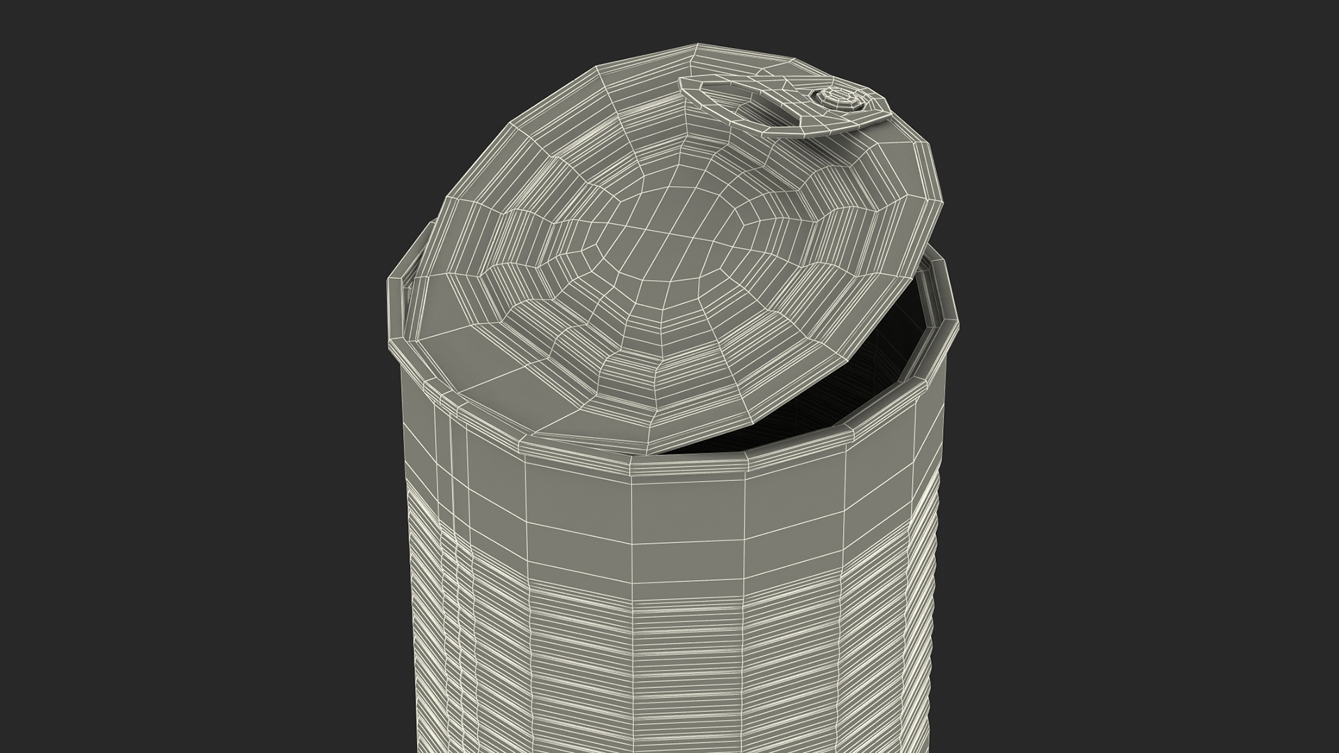 Opened Tin Can 3D model