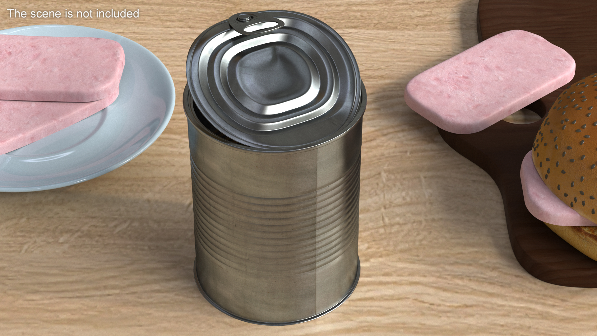 Opened Tin Can 3D model