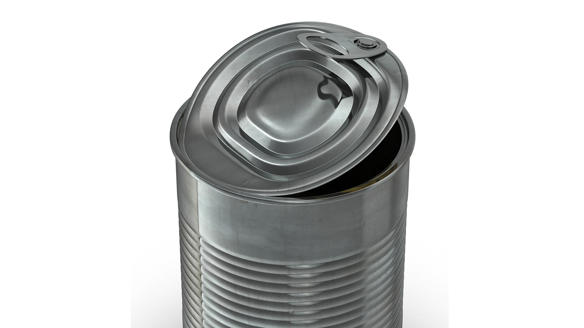 Opened Tin Can 3D model