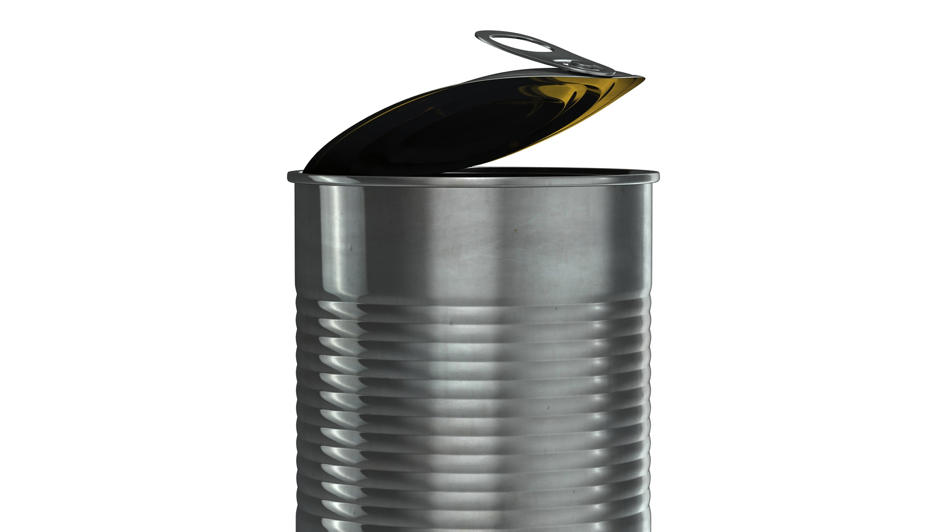 Opened Tin Can 3D model