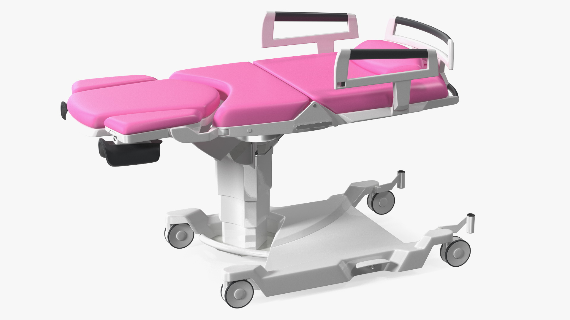 Childbirth Bed AVE 2 Pink Rigged 3D