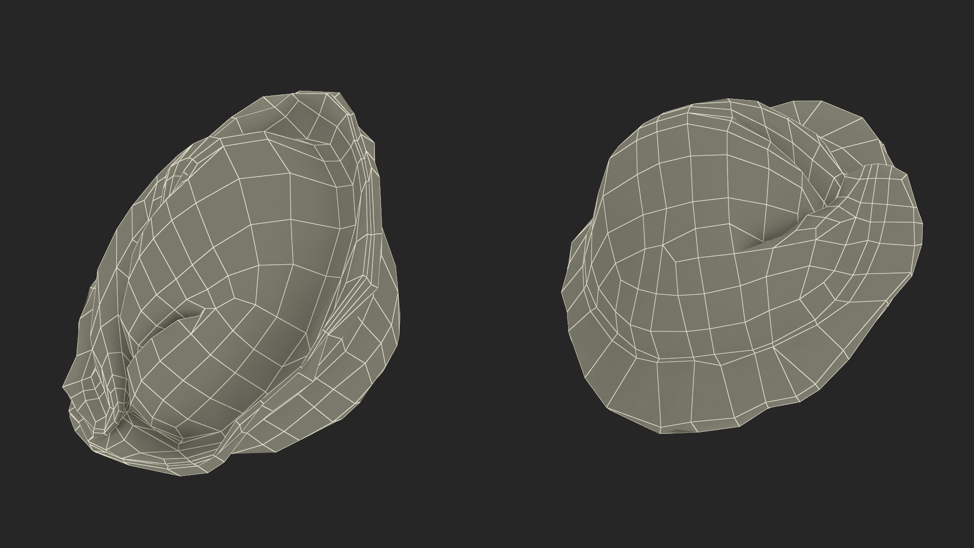 3D model Pelmeni Dumpling Raw