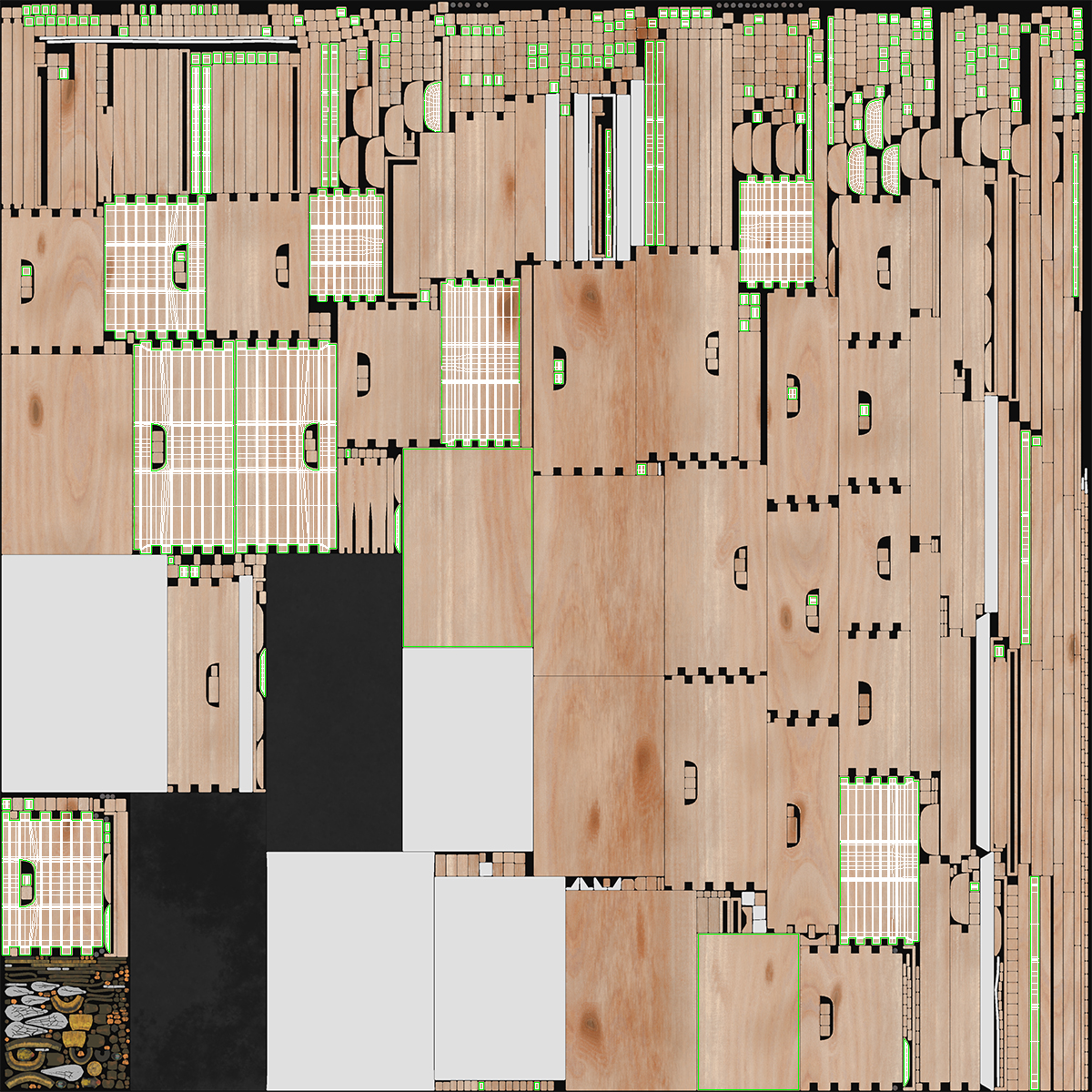 Beehive Box with Frame 3D