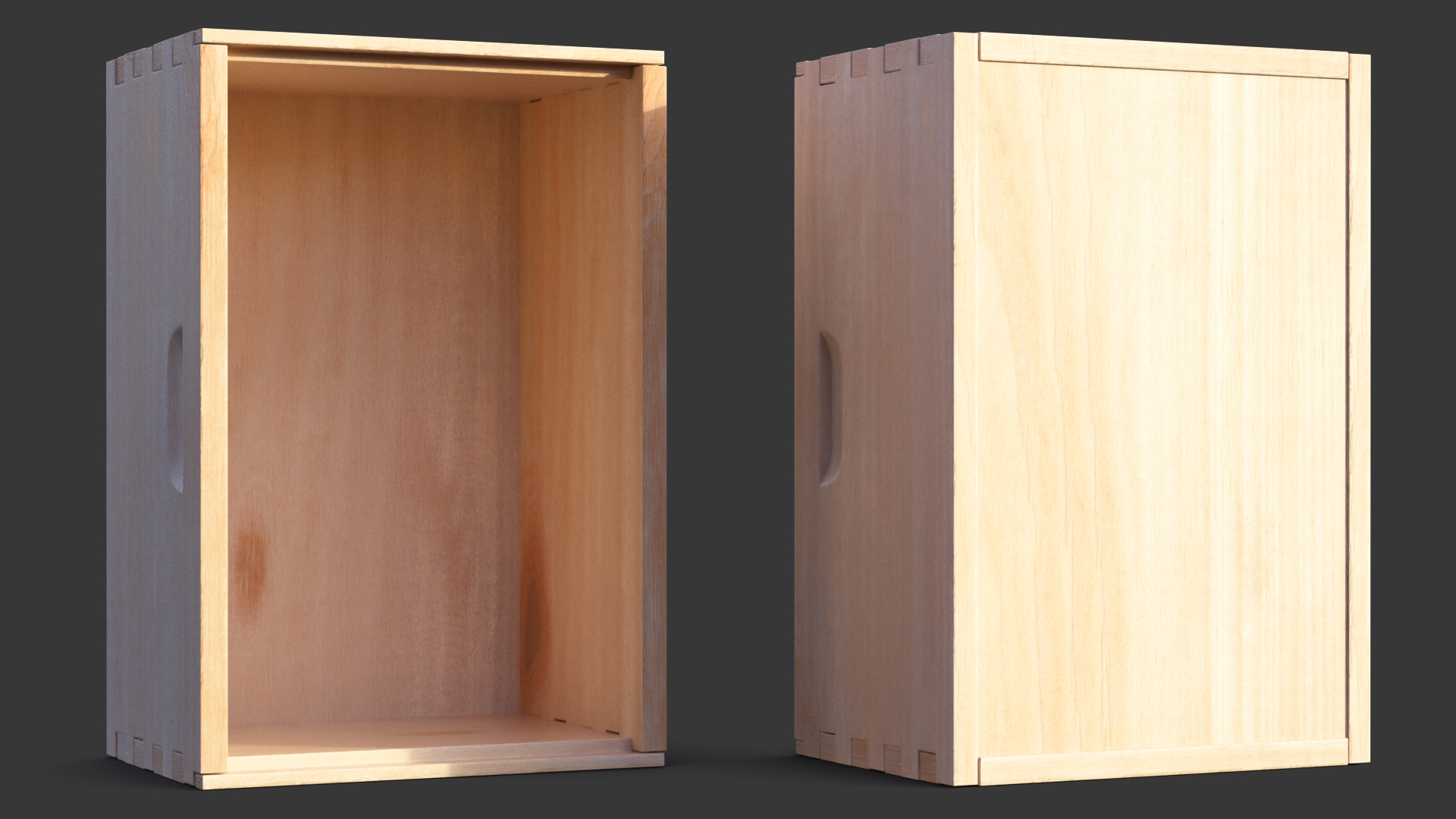 Beehive Box with Frame 3D