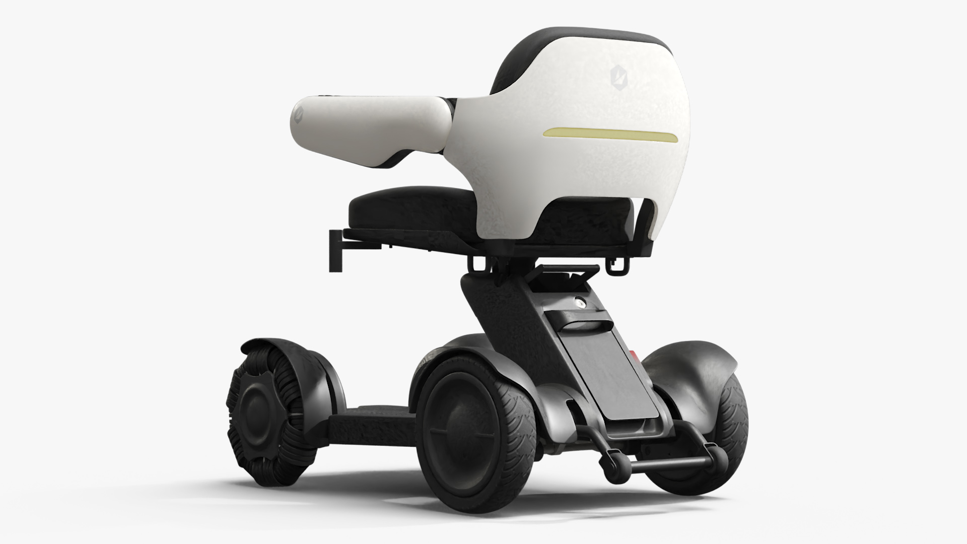 3D JBH Smart Power Wheelchair Rigged model