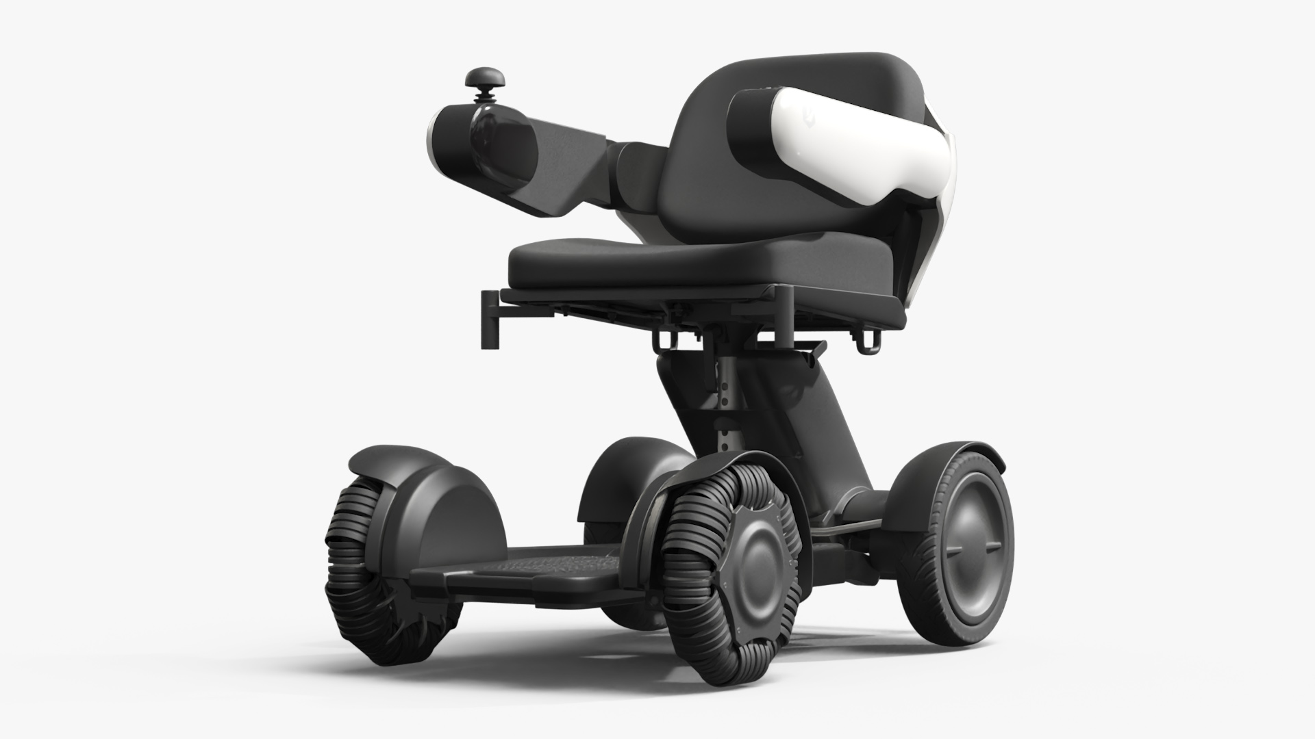 3D JBH Smart Power Wheelchair Rigged model