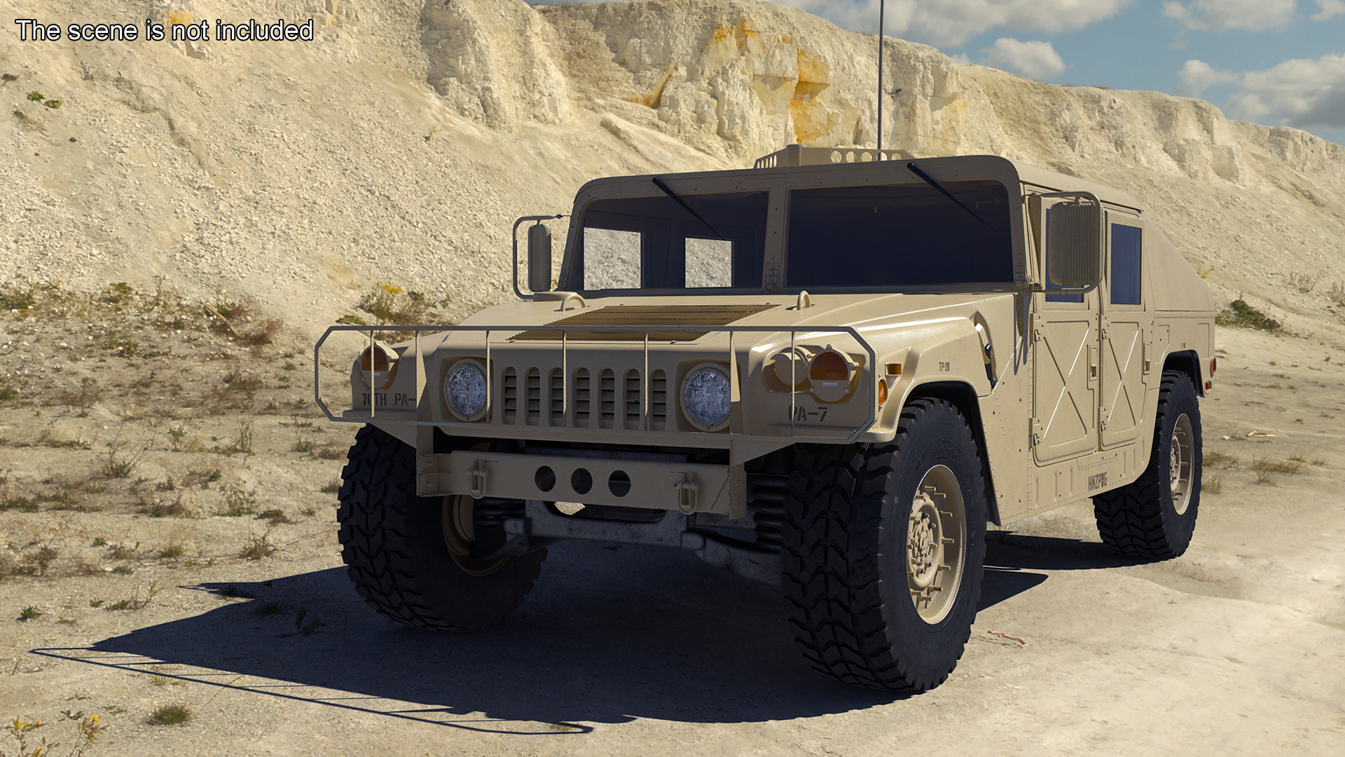 3D Military Humvee Vehicle model