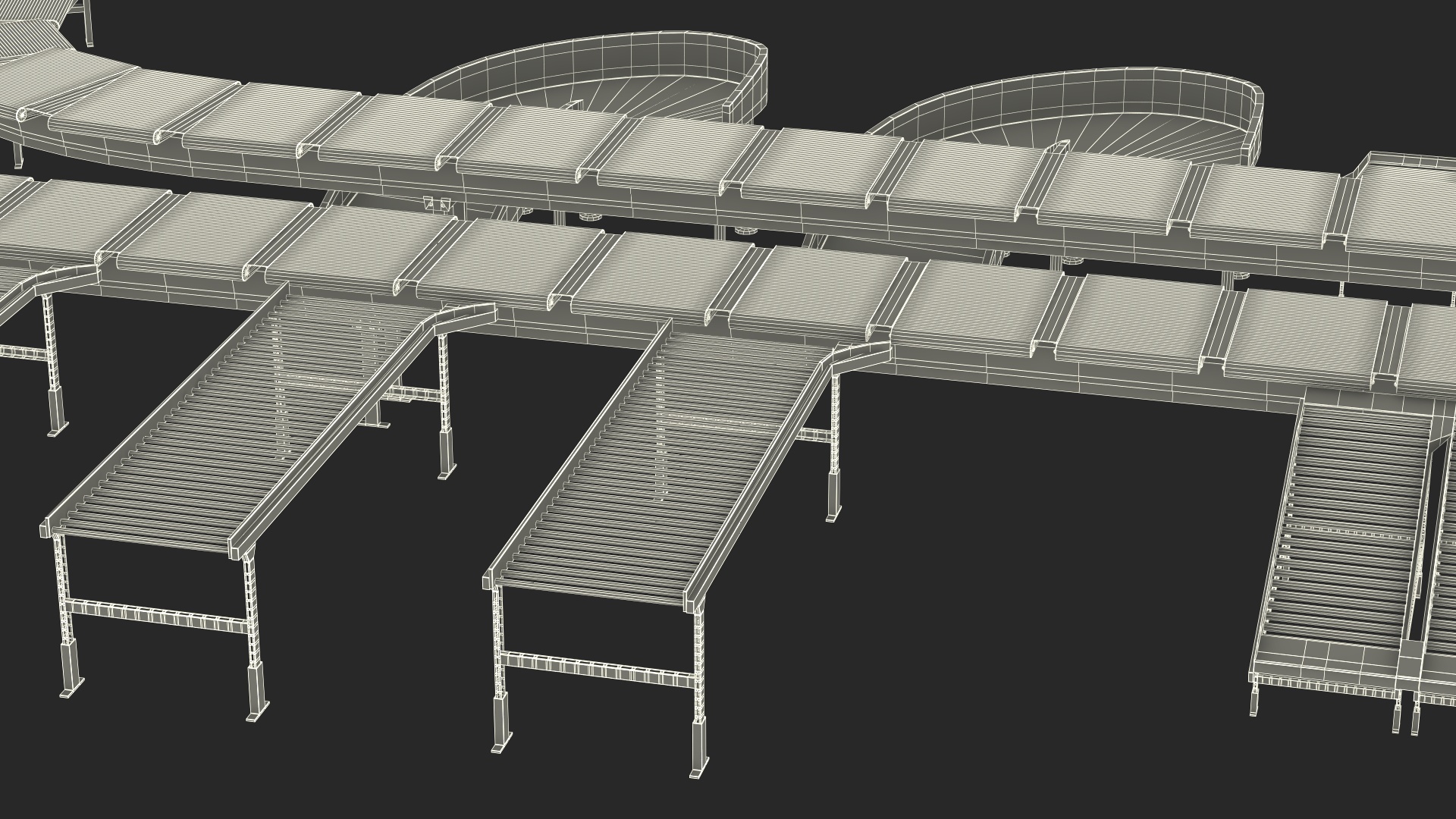 Cross Belt Sorter 3D