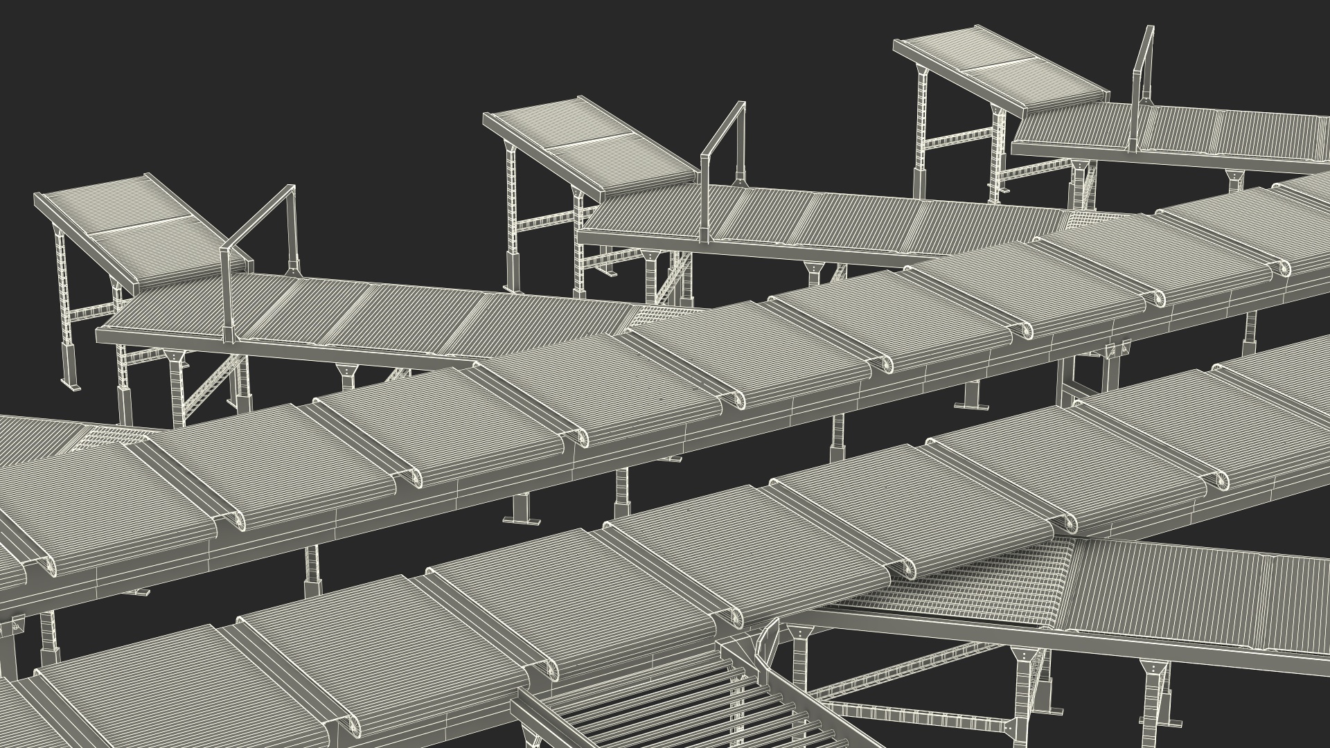 Cross Belt Sorter 3D