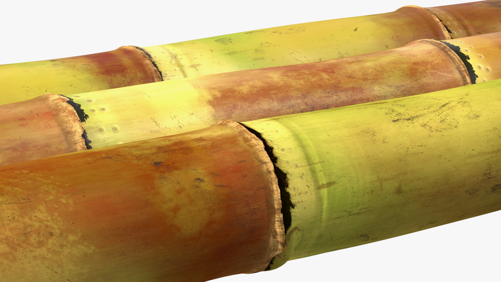 3D Sugarcane Sticks