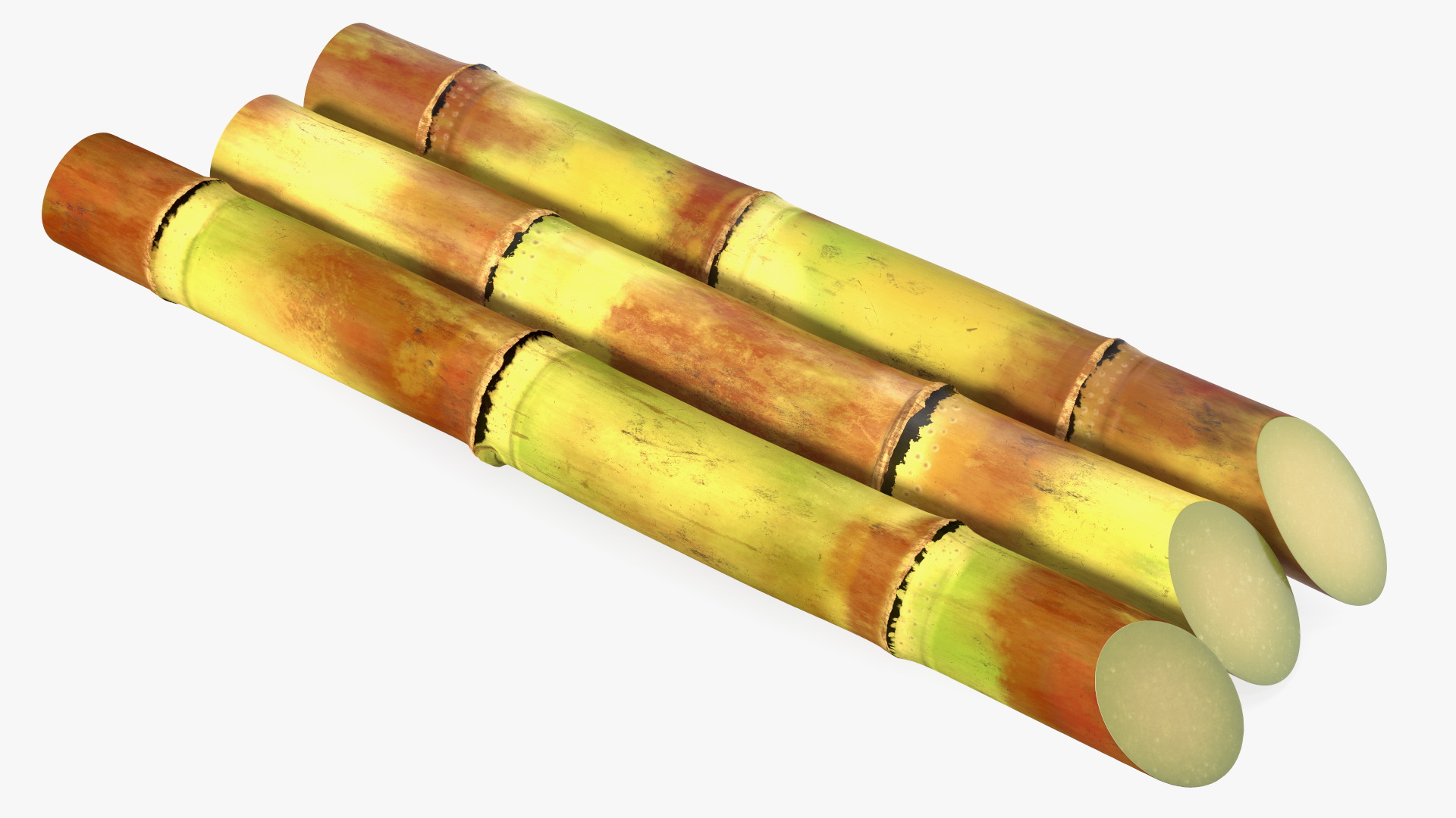 3D Sugarcane Sticks