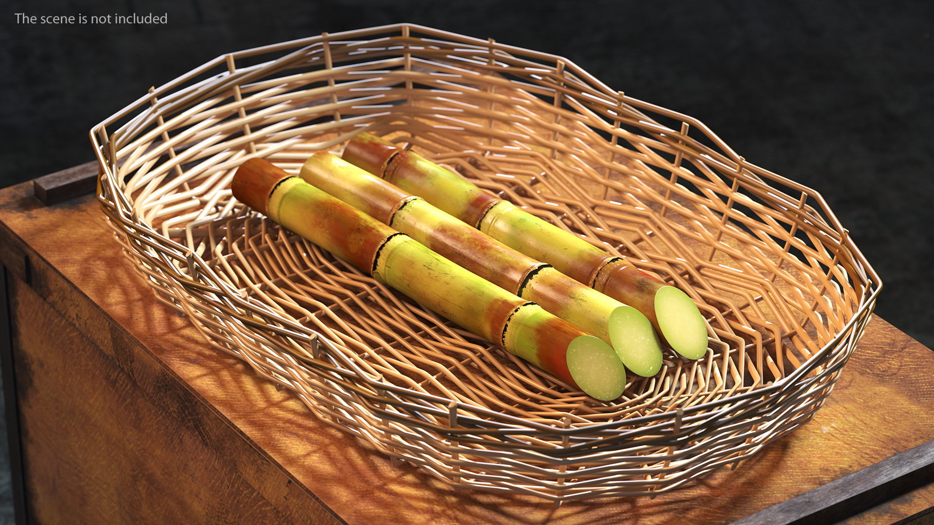 3D Sugarcane Sticks