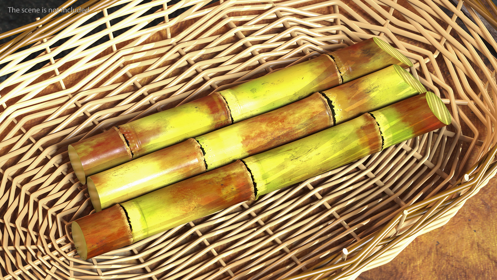 3D Sugarcane Sticks